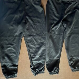 Easton Black baseball Pants bundle of 2 Youth large